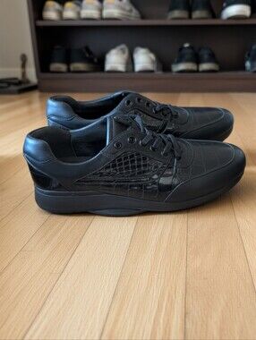 BALDI LONDON Men's Black Leather Lace-Up SHOES SIZE 9